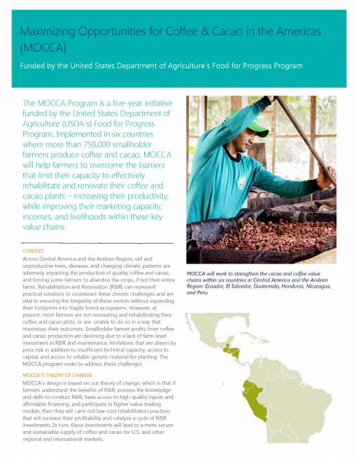 Maximizing Opportunities for Coffee & Cacao in the Americas (MOCCA)