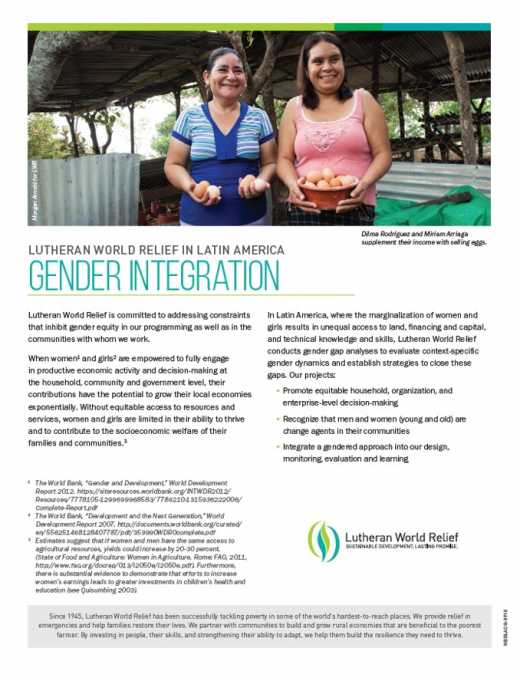 Gender Integration in Latin America